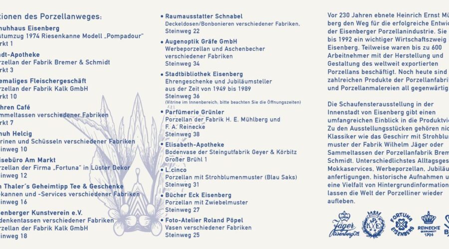 230 Jahre Eisenberger Porzellan